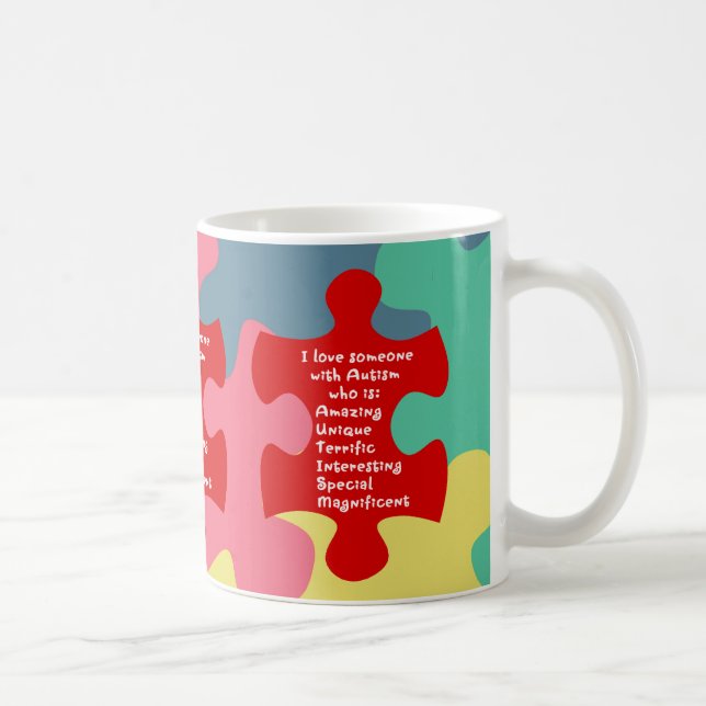 Mug Autisme Acrostique (Droite)