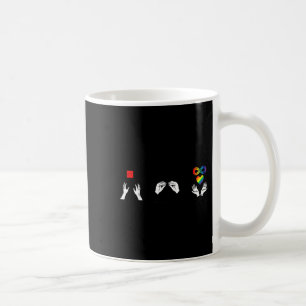 Mug Autisme asl veut plus d'acceptation asd sensibilis