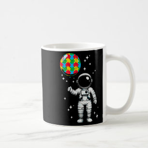 Mug Autisme astronaute puzzle ballon mignon asd sensib