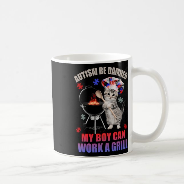 Mug Autisme Be Damsm Mon Garçon Peut Travailler Un Che (Droite)