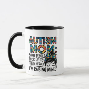 Mug Autisme Maman Certaines personnes regardent vers l