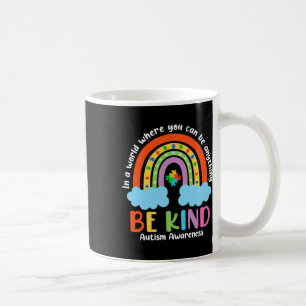 Mug Autisme Rainbow Be Kind Sensibilisation sur l'auti