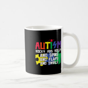 Mug Autisme Rocks Rouleaux Flaps Et Twils