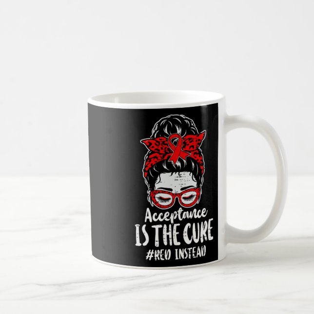 Mug Autisme - Rouge à la place - Acceptation Non Sensi (Droite)