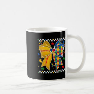 Mug Autisme Softll Coquette Arc Ruban Sensibilisation
