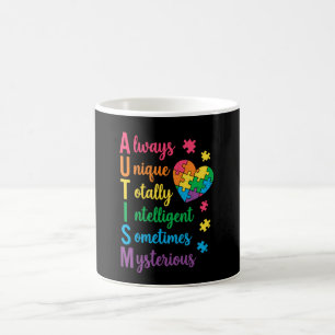 Mug Autisme Toujours Unique Totalement Intelligent Que