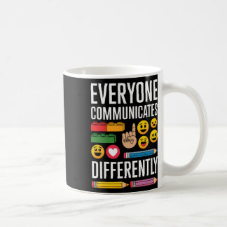 Mug Autisme Tout Le Monde Communique Différemment Auti