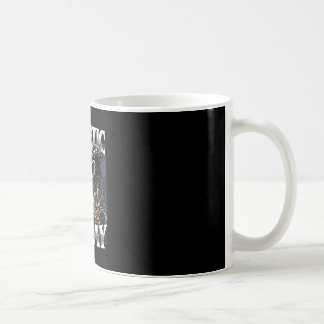 Mug Autiste et Gay Drôle Squelette Dur Meme Bootleg (Droite)