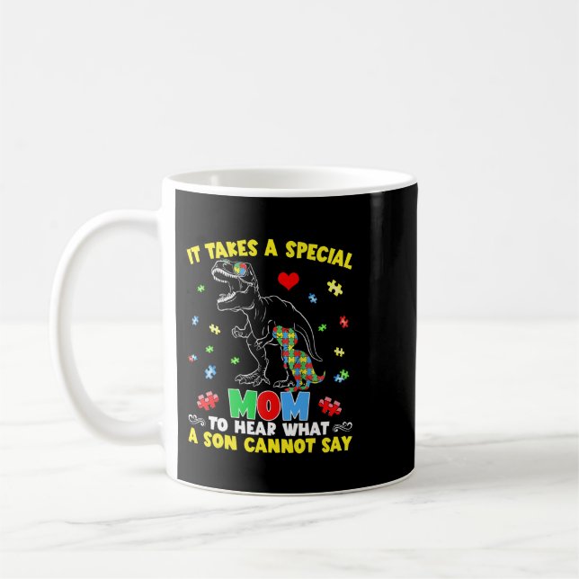 Mug Autistique Il Faut Une Maman Spéciale Pour Entendr (Gauche)