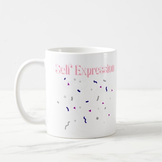 Mug Auto-expression Jersey féminin V-Neck (Gauche)