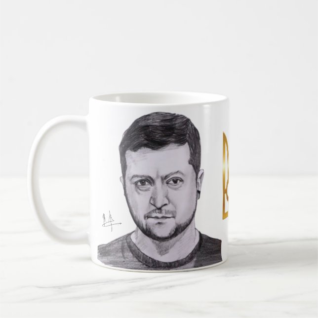 Mug auto-graphe Zelensky (Gauche)