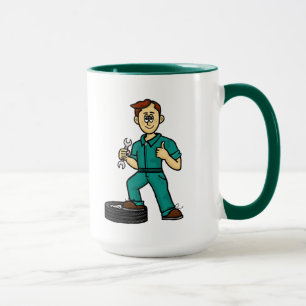 Mug Auto-Mécanique Homme Personnalisé