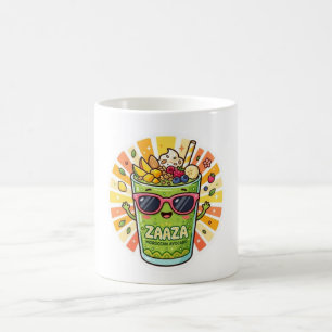 Mug Autocollant Cute Kawaii Marocain Zaaza Été Avocat