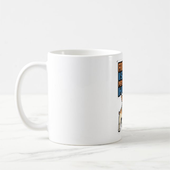 Mug Autocollant de bouledogue français «Frenchie Is My (Gauche)