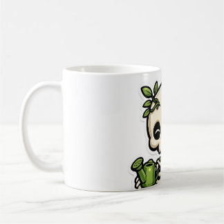 Mug Autocollant de jardinier squelette floral Kawaii m