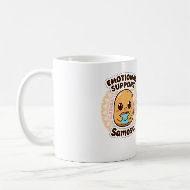 Mug Autocollant de samoussa de soutien émotionnel Nour (Gauche)