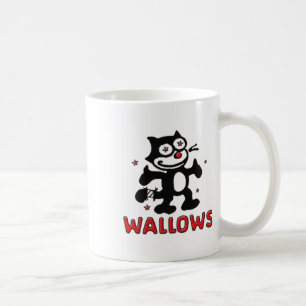 Mug Autocollant de Wallows de chat