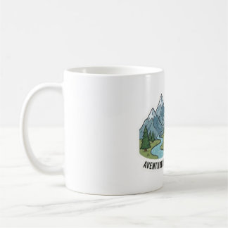 Mug Autocollant Explorez la nature et les montagnes
