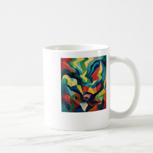 Mug Autocollant Géométrie Abstraite Vibrante Iii