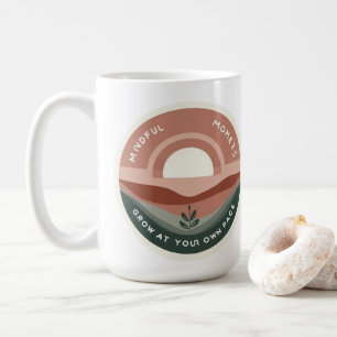 Mug Autocollant Moments Pleins de Bonheur Rétro Boho -