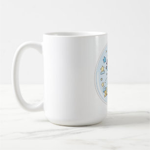 Mug Autocollant pour baby shower pour garçon
