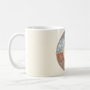 Mug Autocollant rond pour dessous de verre avec image