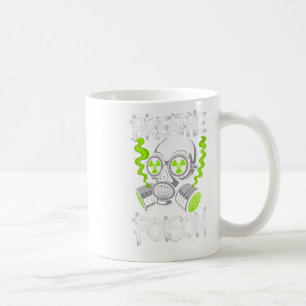 Mug Autocollant Toxic Skull Drifter