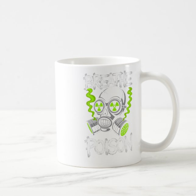 Mug Autocollant Toxic Skull Drifter  (Droite)