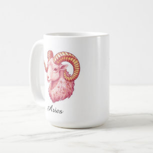 Mug Autocollant Zodiaque Céleste Bélier - Art Rose Est