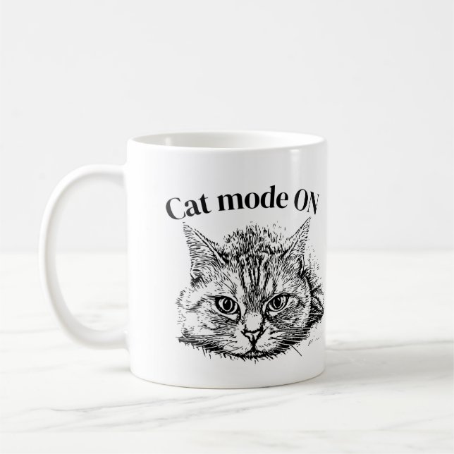 Mug Autocollants de chat (Gauche)