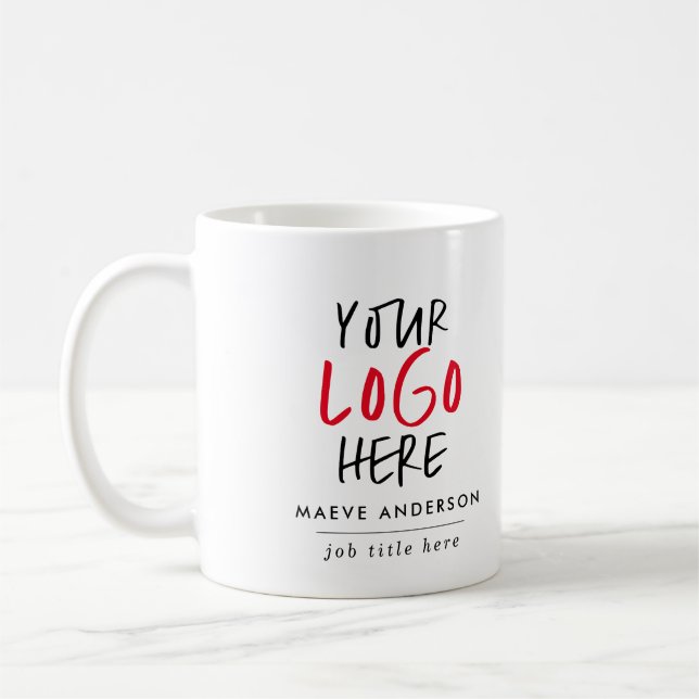 Mug Autocollants de logo personnalisés | Marque d'entr (Gauche)
