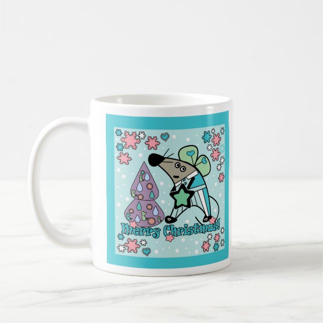 Mug autocollants de Noël, nouvel an (Gauche)