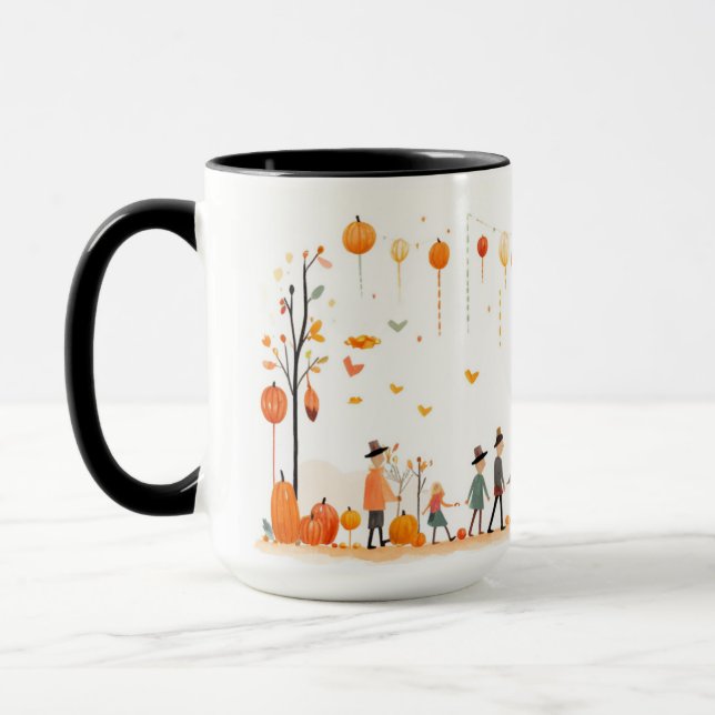 Mug automnal festif (Gauche)