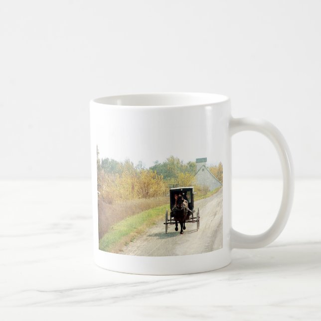 Mug Automne Amish Horse et Buggy (Droite)