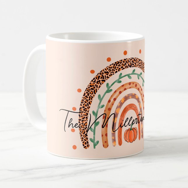 Mug Automne Arc-en-ciel (pumpkin rainbow mug )