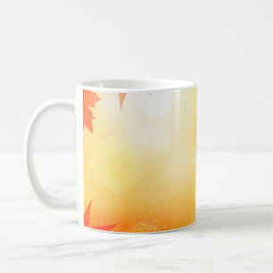 Mug Automne arrière - plan bokeh chute nature