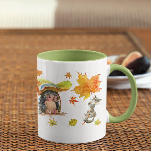 Mug Automne Automne Cute Animaux Clipart
