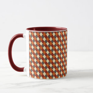 Mug Automne/Automne En vichy motif