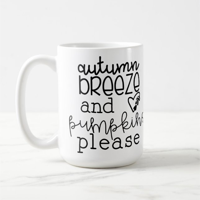 MUG AUTOMNE BREEZE ET CITROUILLES S'IL VOUS PLAÎT (Gauche)