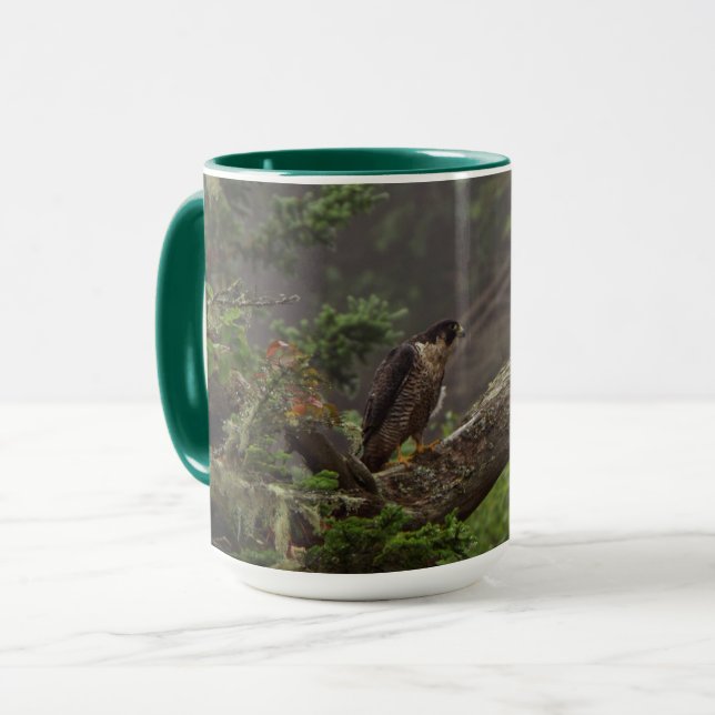 Mug Automne - Faucon pèlerin (Devant gauche)
