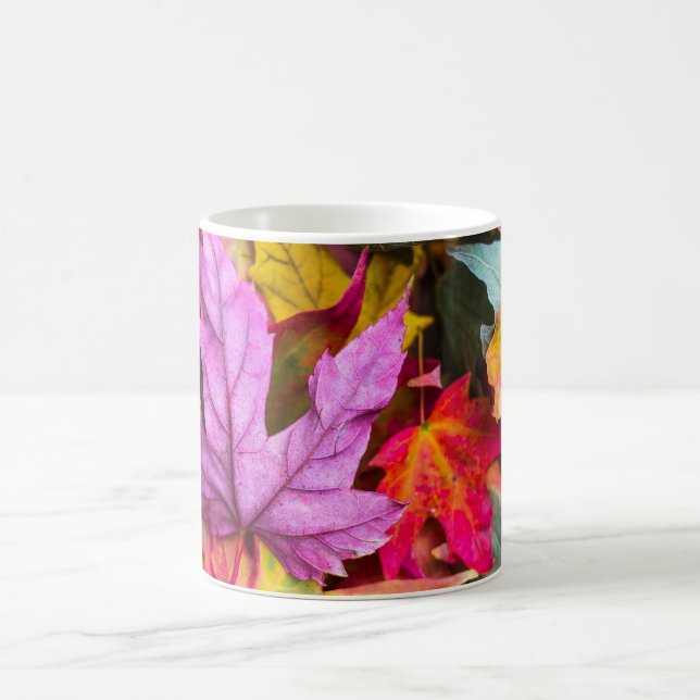 Mug automne feuille d'érable coloré automne nature (Centre)