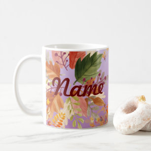 Mug Automne Feuilles d'automne Personnalisé Café Mug,