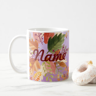 Mug Automne Feuilles d'automne Personnalisé Café Mug, 