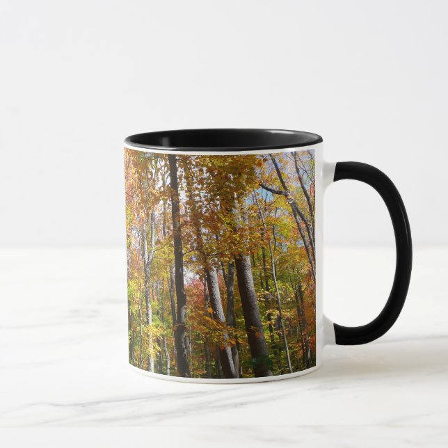 Mug Automne Forêt II Automne Paysage Photographie (Droite)