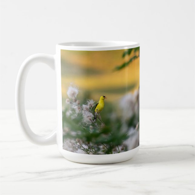 Mug Automne Goldfinch Et Thistle (Gauche)