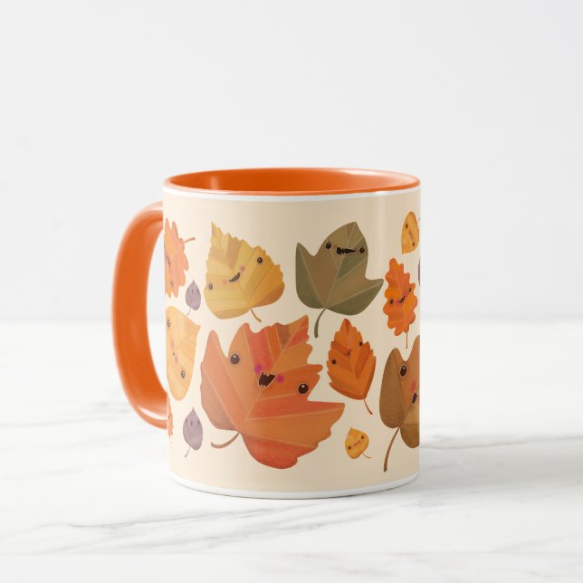 Mug Automne Halloween Thanksgiving migre (Devant gauche)