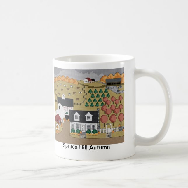 Mug Automne impeccable de colline (Droite)