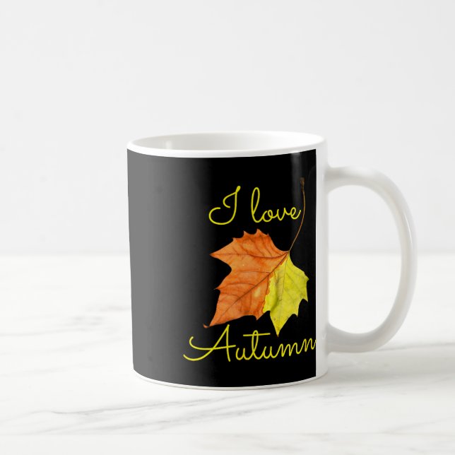 Mug Automne Leaf automne septembre (Droite)
