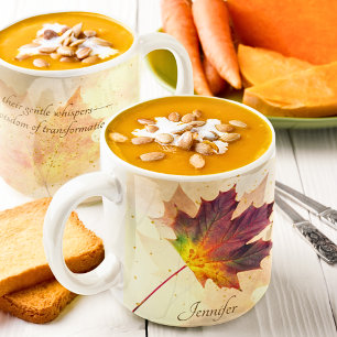 Mug Automne Maple Leaf Soft Automne Couleurs Inspirati
