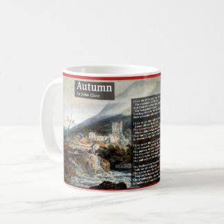Mug Automne par la poésie de John Clare
